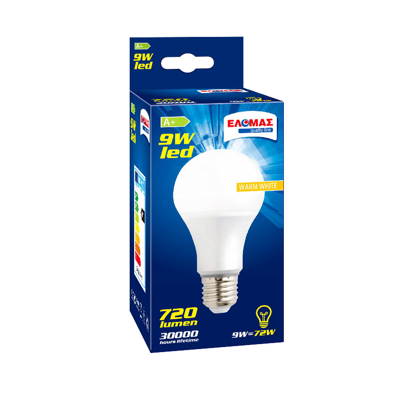 ΕΛΟΜΑΣ Λαμπτήρας Led 9W