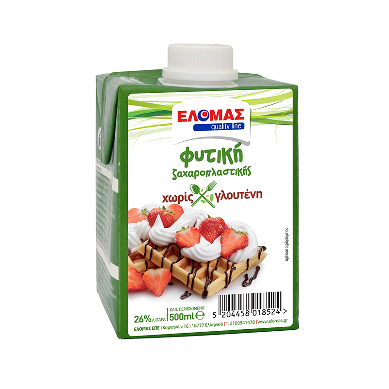 ΕΛΟΜΑΣ Φυτική κρέμα ζαχαροπλαστικής 500ml
